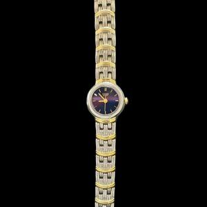 Citizen Vintage Quartz Ladies Analog Watch in Royal Blue, Silver and Gold